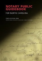 9781560114802: Notary Public Guidebook for North Carolina, 10th ed.