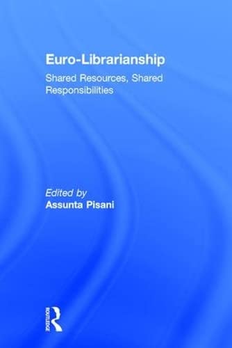Beispielbild fr Euro-Librarianship zum Verkauf von Blackwell's
