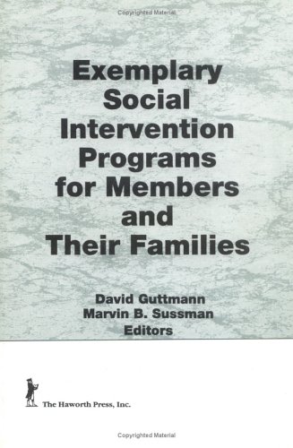 Imagen de archivo de Exemplary Social Intervention Programs for Members and Their Families (Marriage and Family Review) a la venta por Affordable Collectibles