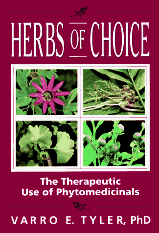 Stock image for Herbs of Choice : The Therapeutic Use of Phytomedicinals for sale by Better World Books