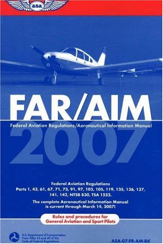 Imagen de archivo de Federal Aviation Regulations/Aeronautical Information Manual a la venta por Top Notch Books