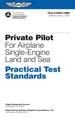 Beispielbild fr Private Pilot for Airplane Single-Engine Land and Sea zum Verkauf von Better World Books