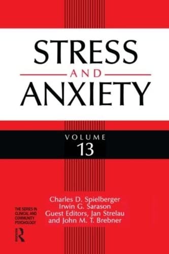 9781560321392: Stress And Anxiety: 13 (Clinical and Community Psychology)