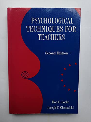 Beispielbild fr Psychological Techniques for Teachers zum Verkauf von Anybook.com