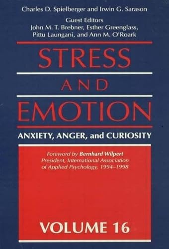9781560324492: Stress And Emotion: Anxiety, Anger, & Curiosity: 16