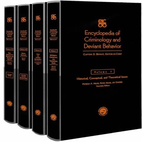 Imagen de archivo de Encyclopedia of Criminology and Deviant Behaviour a la venta por ThriftBooks-Dallas