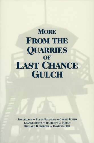 Imagen de archivo de More from the Quarries of Last Chance Gulch, Volume I a la venta por The Book Shelf