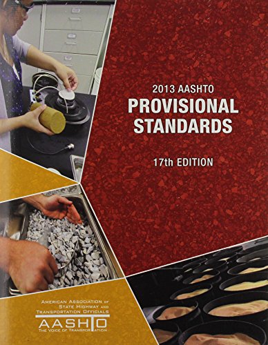 9781560515890: AASHTO Provisional Standards: 2013