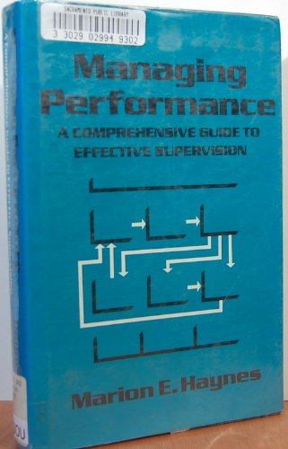 Stock image for Managing Performance for sale by Better World Books