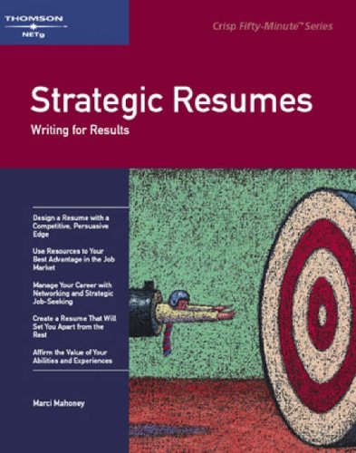 Stock image for Strategic Resumes -Text for sale by Better World Books: West