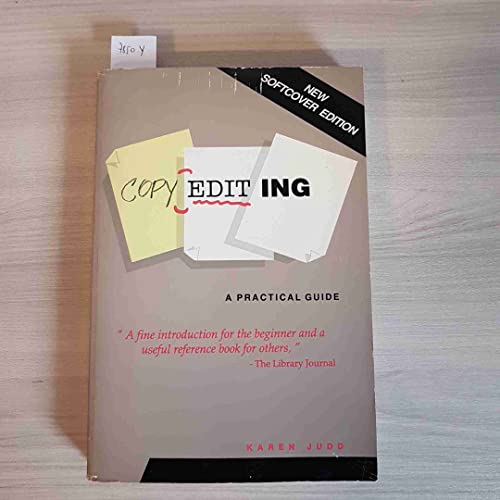 Imagen de archivo de Copyediting: A Practical Guide (Crisp Professional Series) a la venta por AwesomeBooks