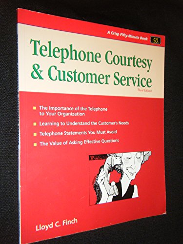 Imagen de archivo de Telephone Courtesy and Customer Service a la venta por Better World Books