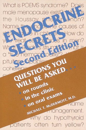 Imagen de archivo de Endocrine Secrets : Questions You Will Be Asked on Rounds, in the Clinic, on Oral Exams a la venta por Better World Books