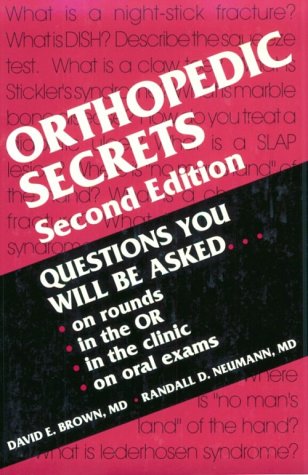 Beispielbild fr Orthopedic Secrets zum Verkauf von Goodwill Books