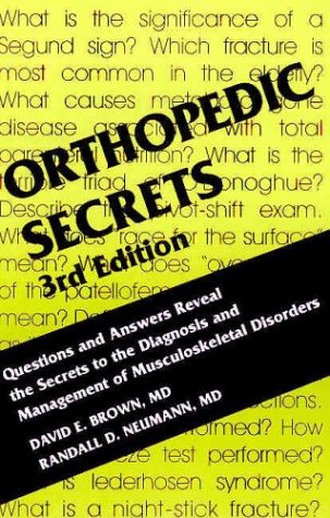 Beispielbild fr Orthopedic Secrets zum Verkauf von Better World Books