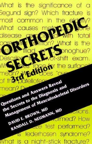 Stock image for Orthopedic Secrets for sale by Better World Books