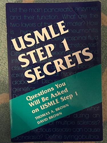 Stock image for USMLE Step 1 Secrets for sale by Wonder Book