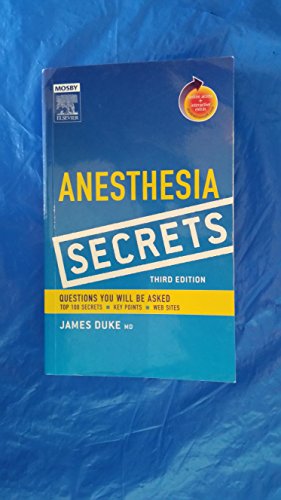 Imagen de archivo de Anesthesia Secrets: with STUDENT CONSULT Access a la venta por SecondSale