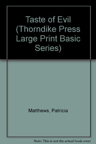 9781560543343: Taste of Evil (Thorndike Press Large Print Basic Series)