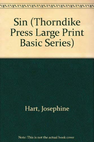 Sin (Thorndike Press Large Print Basic Series) (9781560546092) by Hart, Josephine