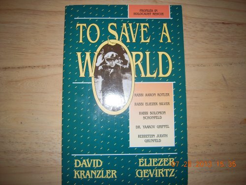 Stock image for To Save A World for sale by UHR Books