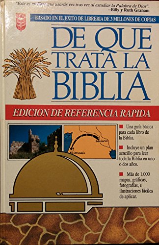 Stock image for de Que Trata La Biblia / What is the Bible All About? (Spanish Edition) for sale by Books Unplugged