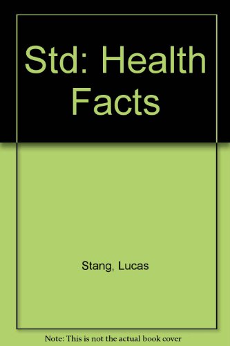 Imagen de archivo de Std: Health Facts a la venta por Books From California