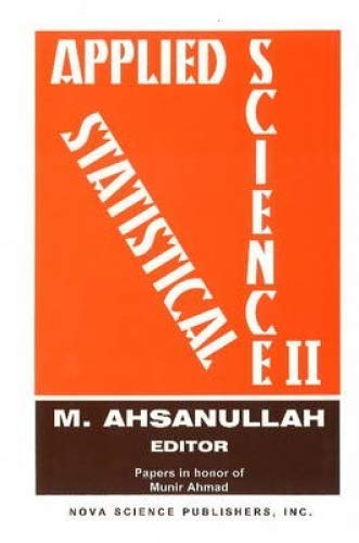 Applied statistical science; 2: Papers in honor of Munir Ahmad.