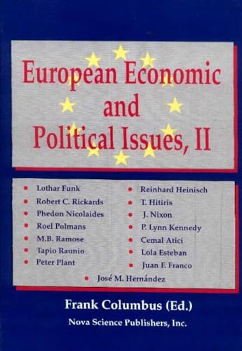 Stock image for European Economic & Political Issues, Volume 2. Nova Science Publishers, Inc (US). 2001. for sale by Bookmonger.Ltd