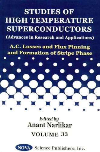 Stock image for A.C. Losses and Flux Pinning in High Temperature Superconductors. for sale by Research Ink