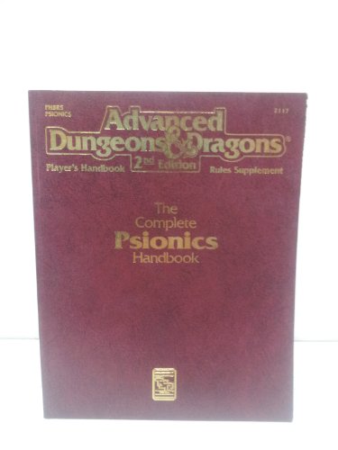 Stock image for Complete Psionics Handbook, The 1st Printing (Advanced Dungeons & Dragons (2nd Edition) - Player's Guides & Books) for sale by Noble Knight Games