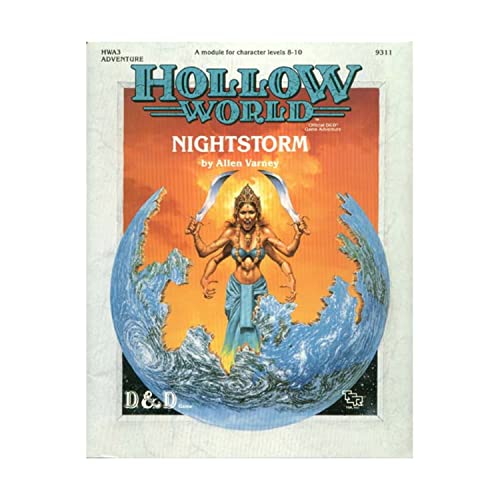 Beispielbild fr Nightstorm Hollow World Adventure 3 (Dungeons and Dragons Module) zum Verkauf von HPB-Emerald