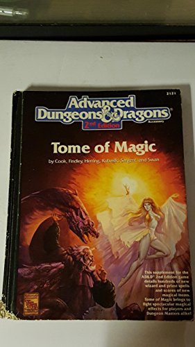 Imagen de archivo de Tome Of Magic - Advanced Dungeons & Dragons Accessory, Tsr 2121 a la venta por Bear Notch Books