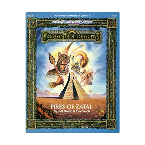 Stock image for Fires of Zatal (Advanced Dungeons & Dragons, 2nd Edition) for sale by Ergodebooks