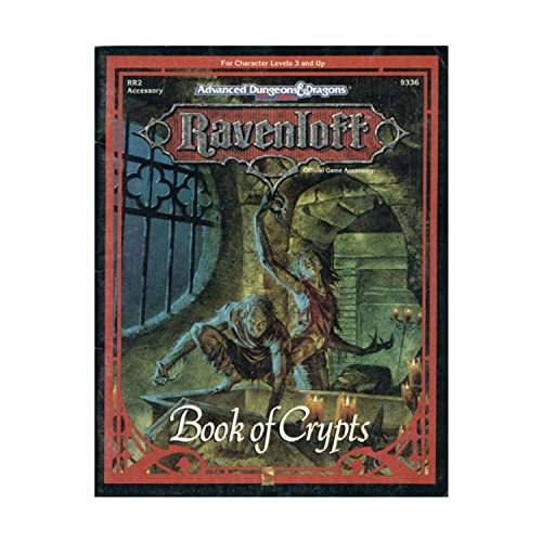 Stock image for Book of Crypts (AD&D 2nd Ed Fantasy Roleplaying, Ravenloft Setting, #9336/RR2) for sale by HPB-Ruby