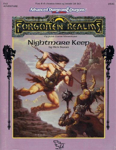 Stock image for Nightmare Keep (Advanced Dungeons & Dragons: Forgotten Realms Adventure FA2) for sale by Half Price Books Inc.