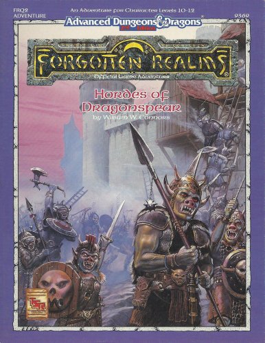 Beispielbild fr Hordes of Dragonspear, 2nd Edition (Advanced Dungeons & Dragons / Forgotten Realms, Module FRQ2) zum Verkauf von HPB Inc.