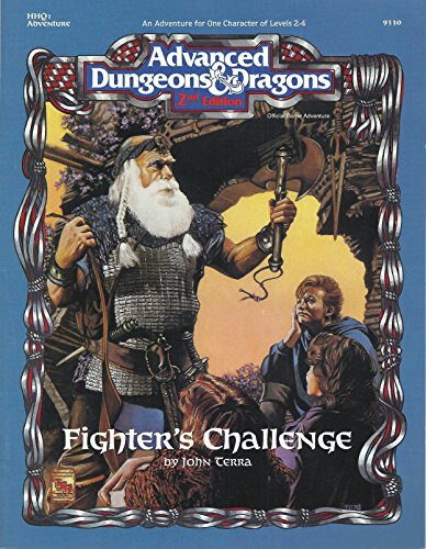 Imagen de archivo de Fighter's Challenge (Advanced Dungeons & Dragons ,2nd Edition, No. 9330/Hhq1, Adventure) a la venta por HPB-Emerald