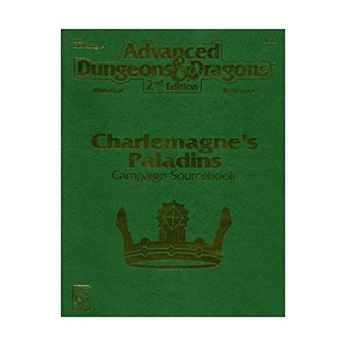 Stock image for Charlemagne's Paladins: Campaign Sourcebook (AD&D 2nd Ed. Fantasy Roleplaying, Book+Map, HR2/9323) for sale by HPB-Ruby