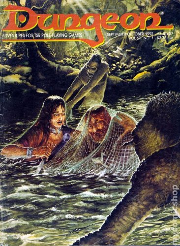 Beispielbild fr Dungeon: Adventures for Tsr Role Playing Game (No 37, Vol 7, No 1) zum Verkauf von HPB-Emerald