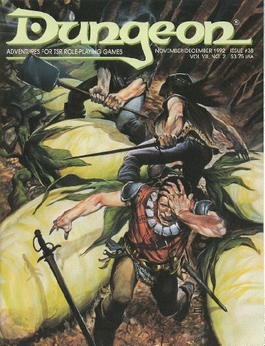 Beispielbild fr Dungeon: Adventures for Tsr Role-Playing Games/November/December 1992, Issue #38 zum Verkauf von HPB-Diamond