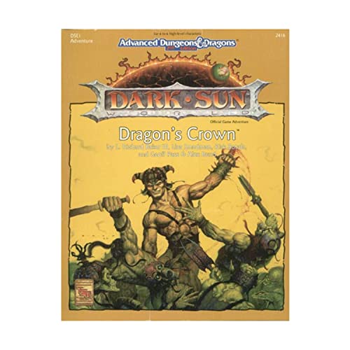 9781560765677: Dark Sun: Dragon's Crown AD&D 2nd Ed. Fantasy Roleplaying, Dark Sun, DSE1)