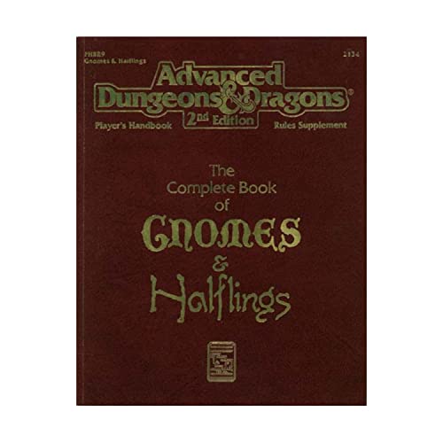 The Complete Book of Gnomes (Advanced Dungeons & Dragons, 2nd Edition, Phbr9. Player's Handbook Rules Supplement) (9781560765738) by Niles D