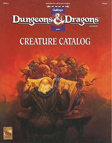 Stock image for Creature Catalog (Dungeons and Dragons Accessory DMR2) for sale by Martin Nevers- used & rare books