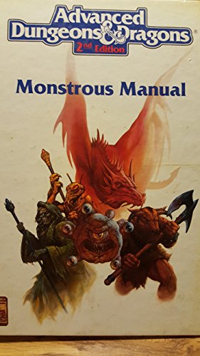 Stock image for Monstrous Manual (AD&D 2nd Ed Fantasy Roleplaying Accessory, 2140) for sale by Half Price Books Inc.