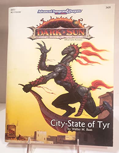 9781560766292: City-State of Tyr (ADVANCED DUNGEONS & DRAGONS, 2ND EDITION)