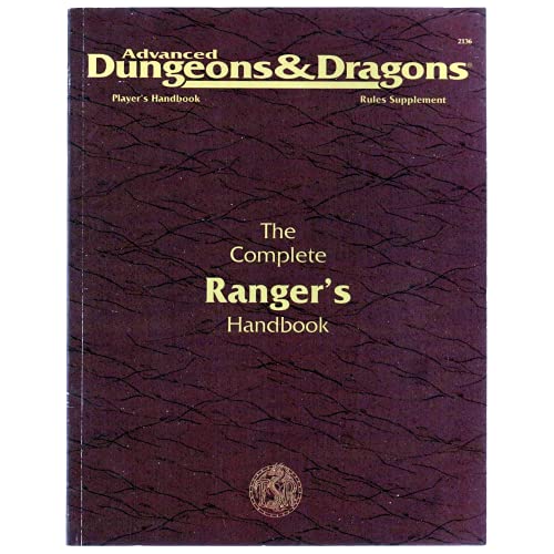 Beispielbild fr Complete Ranger's Handbook, The 1st Printing (Advanced Dungeons & Dragons (2nd Edition) - Player's Guides & Books) zum Verkauf von Noble Knight Games