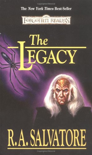 FORGOTTEN REALMS: THE LEGACY OF THE DROW BOOKS COMPLETE QUARTET (Four Volume Set): Book 1 The Legacy, Book 2 Starless Night, Book 3 Siege of Darkness, Book 4 Passage to Dawn: Forgotten Realms Series - Salvatore, R. A.