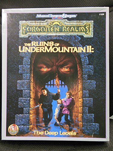 Stock image for The Ruins of Undermountain II, The Deep Levels: A Continuing Campaign Guide to the Realms' Greatest Dungeon, Forgotten Realms (Advanced Dungeons and Dragons) for sale by Adventures Underground