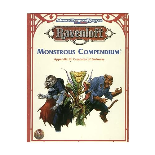 Imagen de archivo de Monstrous Compendium Ravenloft Appendix #3 - Creatures of Darkness (Ravenloft (TSR)) a la venta por Noble Knight Games